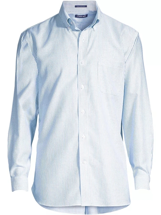 Lands' End Other - Land's End No Iron Supima Cotton Pinpoint Buttondown Collar Dress Shirt (17-36T)
